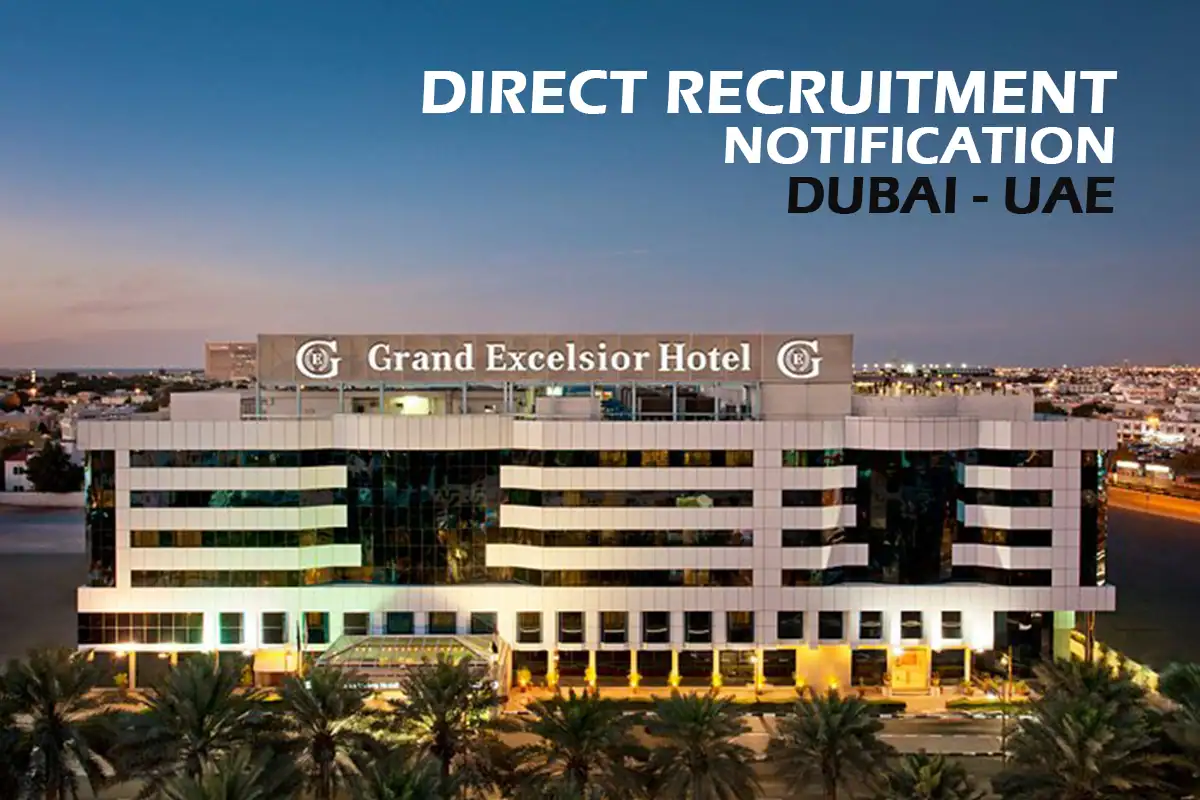 Grand Excelsior Hotel Recruitment
