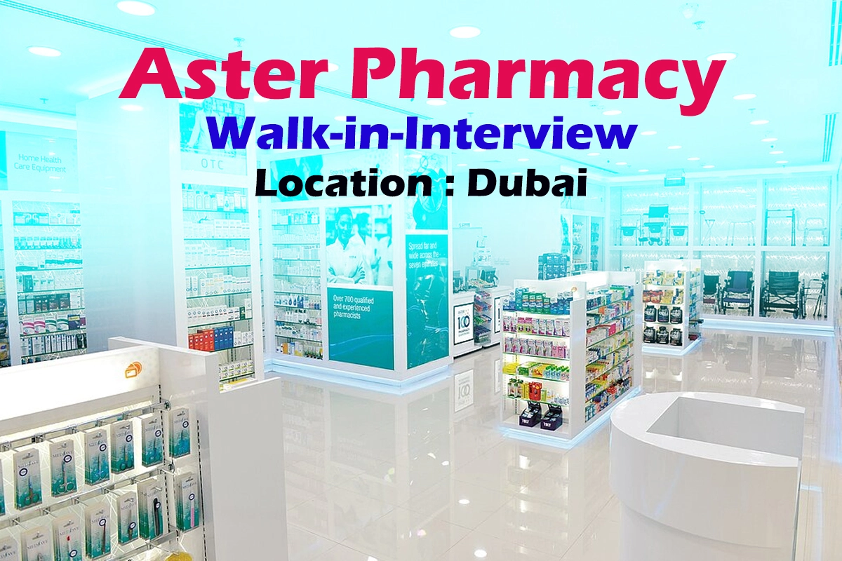aster pharmacy walk-in-interview