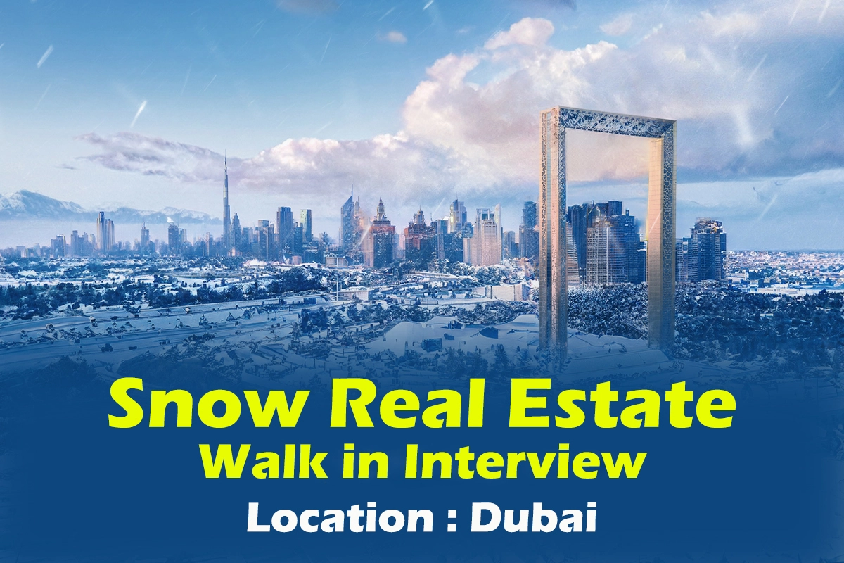 snow real estate walk in interview