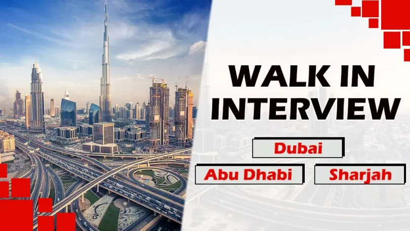 Dubai Walk in Interview