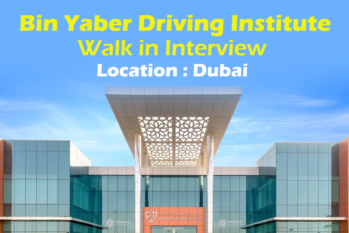 bin-yaber driving institute jobs
