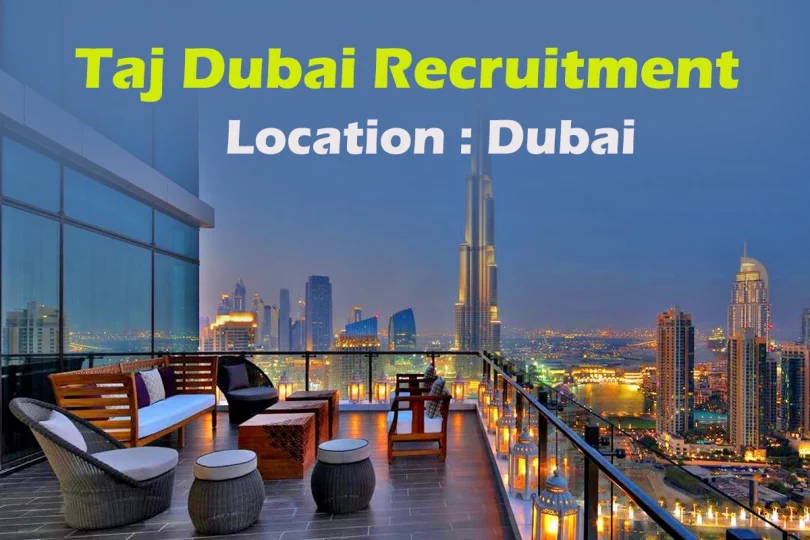 Taj Dubai recruitment