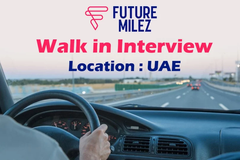 Walk in Interview for Car Driver