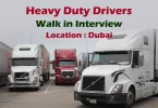 Heavy duty driver job