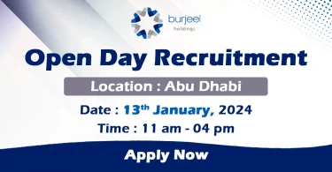 Burjeel Openday Recruitment Abu Dhabi