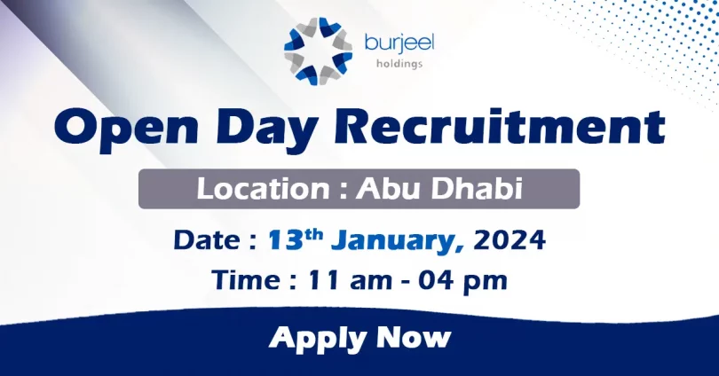 Burjeel Openday Recruitment Abu Dhabi