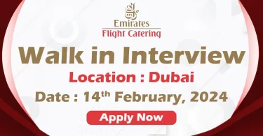 Emirates Flight Catering Walk in Interview Dubai