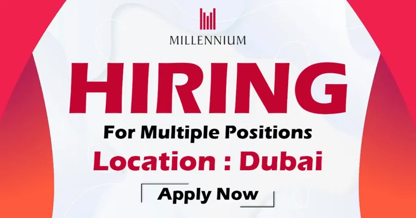 Millennium Hotel Recruitments in Dubai