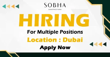 Sobha Constructions Recruitment Dubai