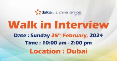 Dalkia Walk in Interview in Dubai