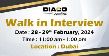 Diaco Walk in Interview in Dubai