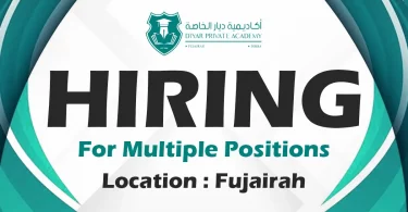 Diyar Private Academy Recruitments in Fujairah