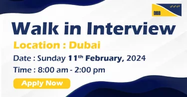 Dutco Walk in Interview in Dubai