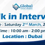 GCH Walk in Interview in Dubai