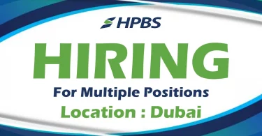 HPBS Recruitments in Dubai