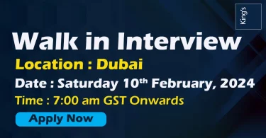 King's Walk in Interview in Dubai