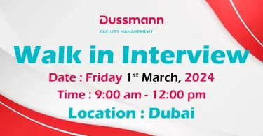 Dussmann Walk in Interview in Dubai