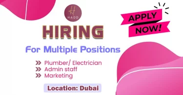Hadd Technical Service Recruitments in Dubai