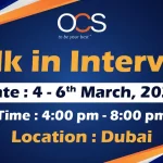 OCS Walk in Interview in Dubai