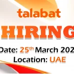 Talabat Recruitment in UAE